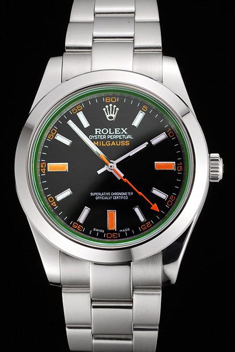 rolex milgauss automatic replica|rolex milgauss black bezel.